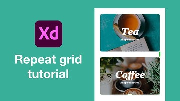 How to use repeat grid in Adobe XD