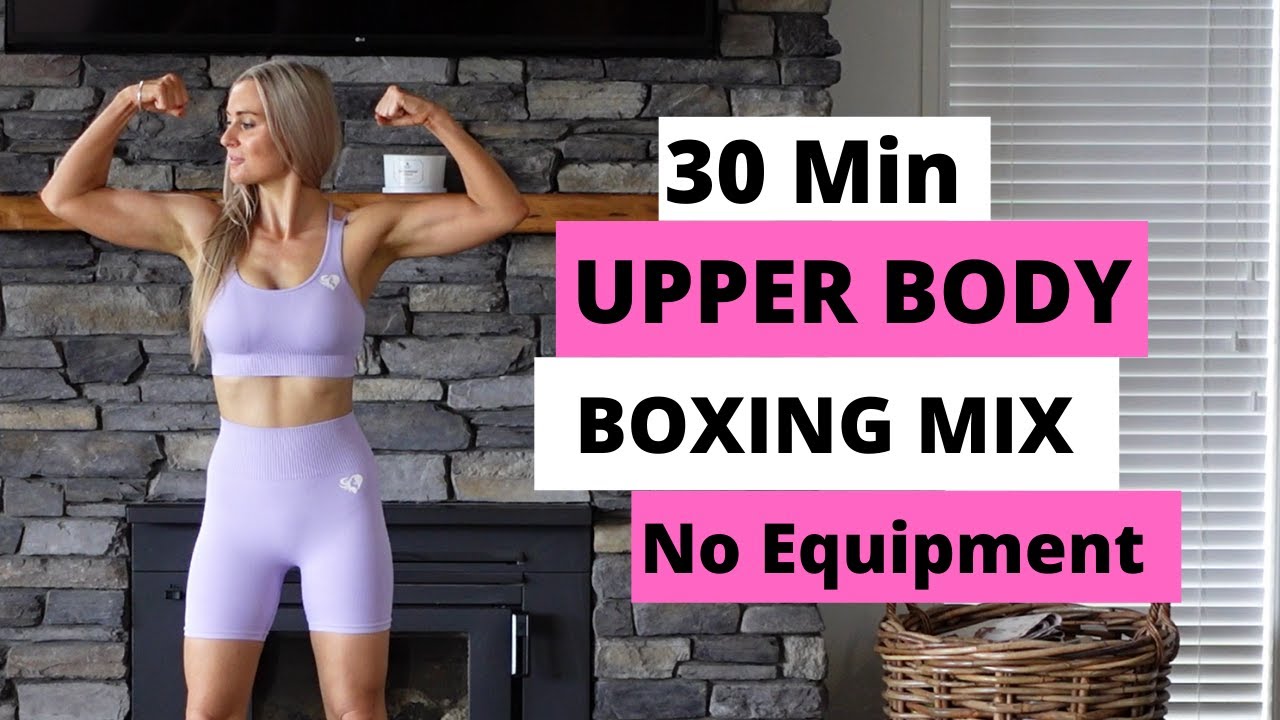 UPPER BODY BOXING WORKOUT - Week 3 Thur (Day 18) 28 Day Challenge ...