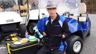 How-to, Golf Cart Full Detailing: Permanent Renewal for Body, Plastic, Rubber, and Windshield