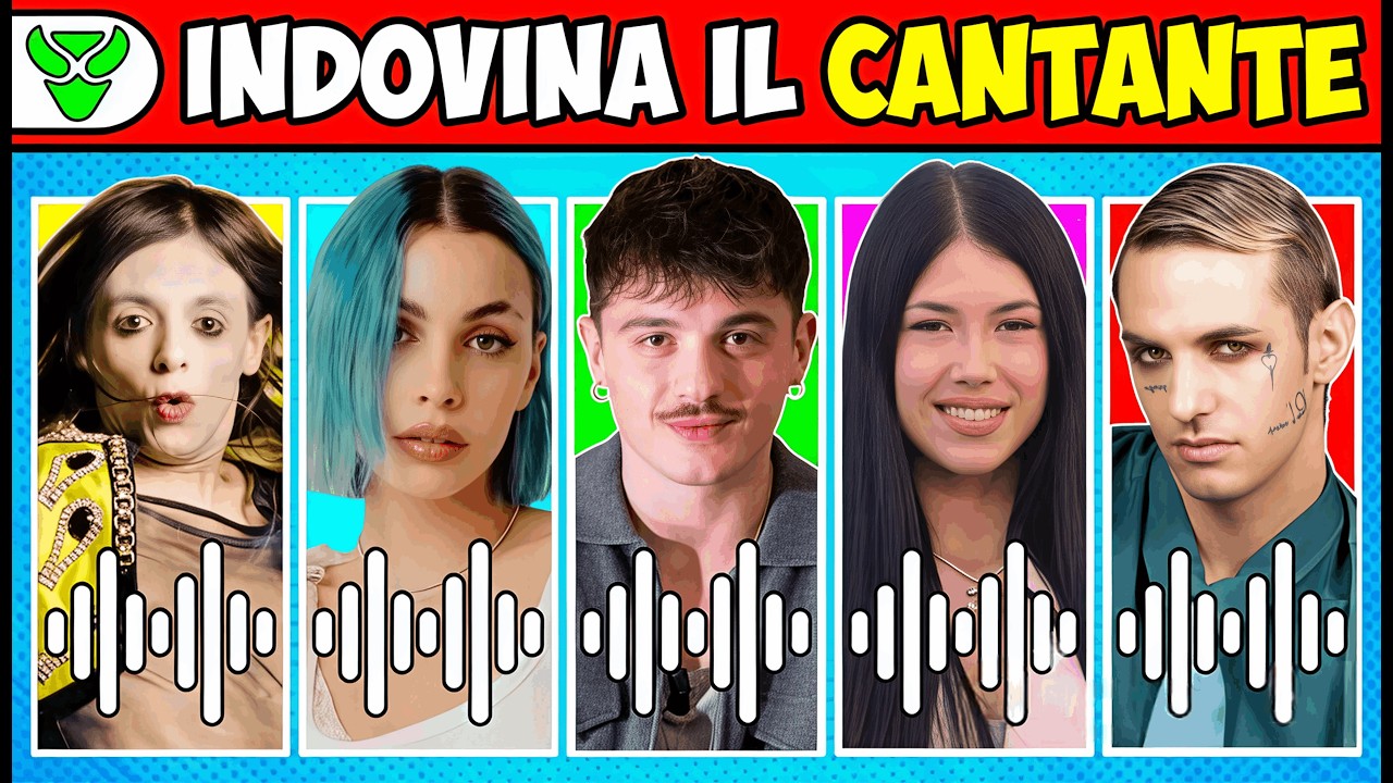 MEGA QUIZ - INDOVINA 100 CANTANTI DALLA CANZONE! 🎤🎶 🇮🇹