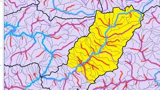 Построение водосборных бассейнов по цифровой модели рельефа и последующая их обработка в QGIS