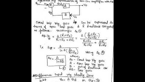 AC module 4 Opamp with negetive feedback and general application video 1