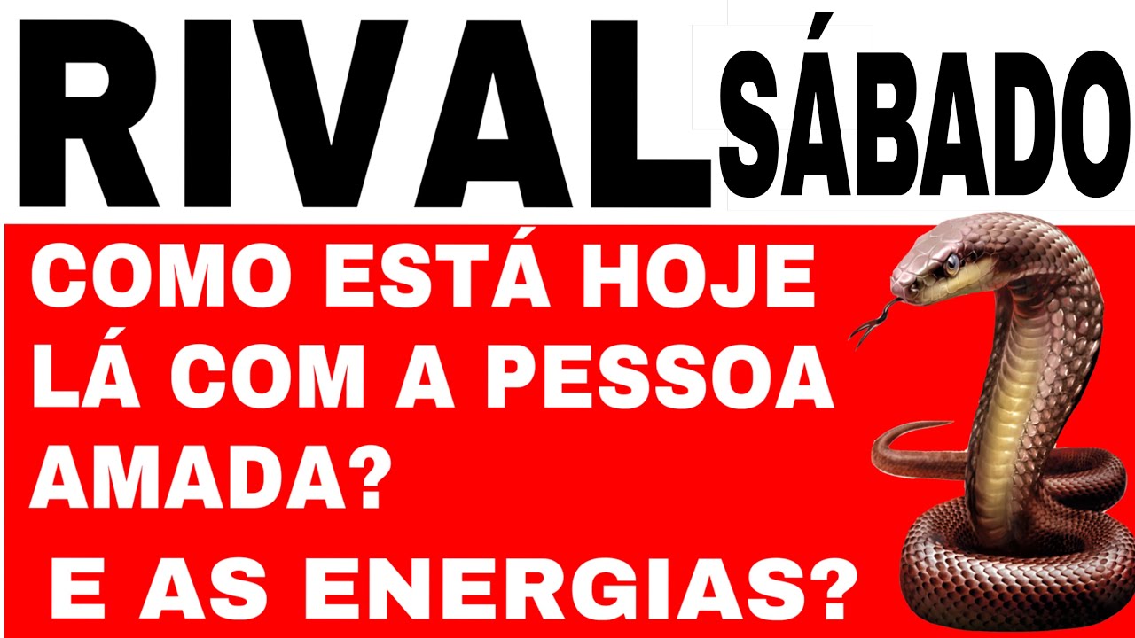RIVAL COM ELE (A) SER DE LUZ HOJE SÁBADO TAROT BARALHO CIGANO