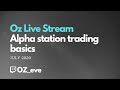 Eve Online Alpha Station Trading Basics - Oz live stream excerpt Jul 7th - Eve investment fund