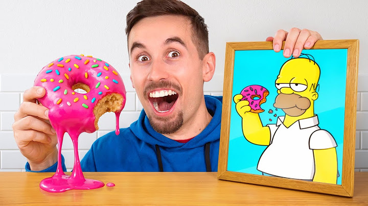 MANGIO solo CIBO dei CARTONI ANIMATI per 48H!! 🍩
