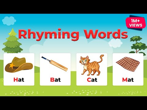 Rhyming Words for Kids | What are Rhyming Words? | Kindergarten