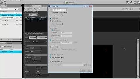 Tektronix AWG70000 RF Generic Waveform Editing Plugin Demo