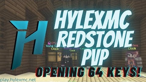 Opening 64 vote crates in HylexMC RedstonePvP #HylexMC_On_Top