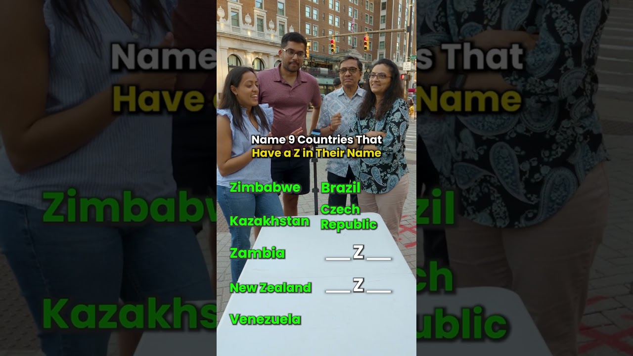 Name 9 Countries With The Letter Z In The Name - YouTube