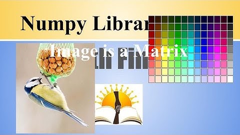Linear Algebra : Part 7 ( Image Matrix and Numpy)