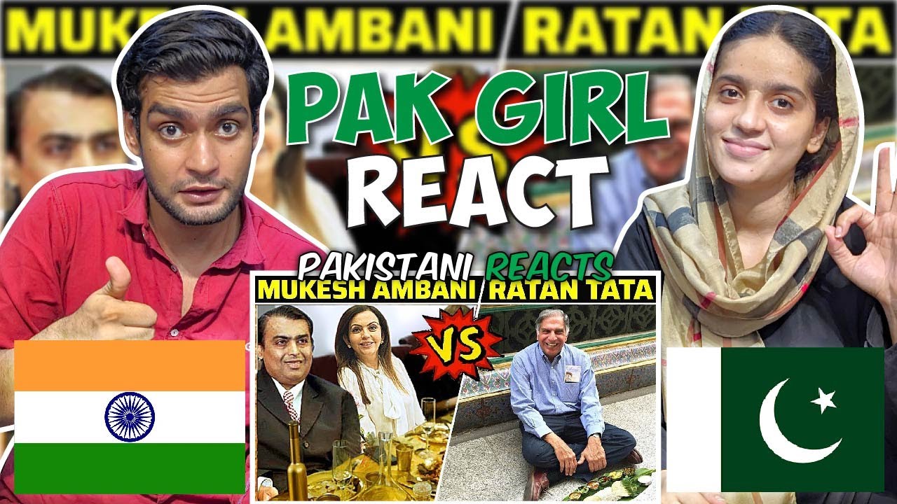 MUKESH AMBANI vs. RATAN TATA | Who is more proud of money? | Pakistani Reaction | Reaction Squad Pk