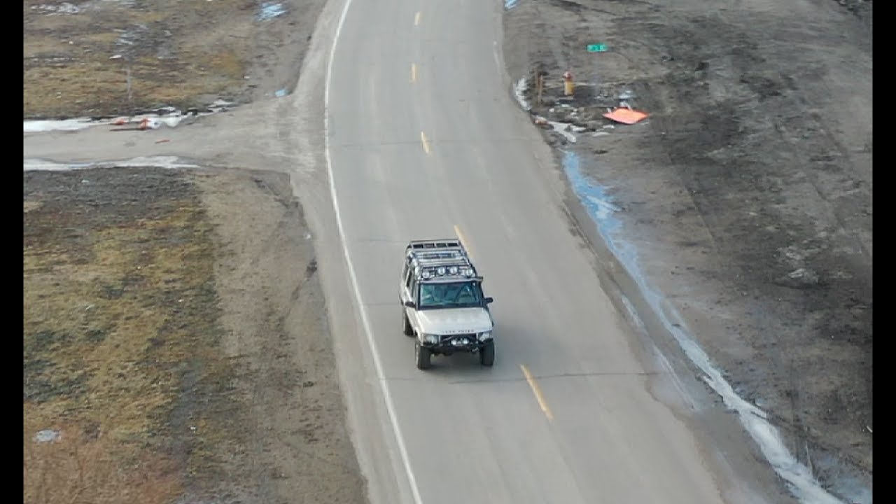 Drone folowing Discovery 2