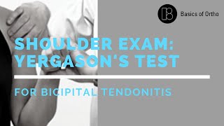 Shoulder Exam: Yergason's Test for Proximal Biceps Tendonitis