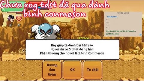 Ngọc Rồng Online:Hướng Dẫn Thủ Thuật Bung Máp Đánh Bình Conmenson Cho AE Cùi Khi Chưa Qua Làm FIDE