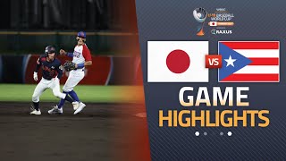 HIGHLIGHTS | 🇯🇵 Japan vs 🇵🇷 Puerto Rico | WBSC U-18 Baseball