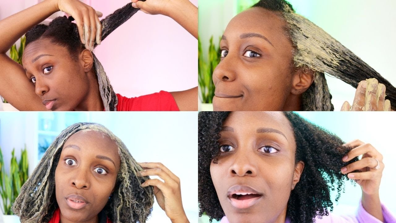 I TRIED THE INDIAN CLAY MASK ON MY HAIR! Type 4 Natural Hair YouTube