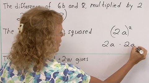 Beginner lesson: writing expressions from words