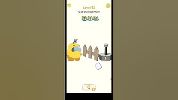 Delete Puzzle, Level 52. Get the hammer 🔨⚡. #GameAndroid