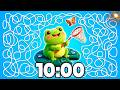 10 Minute SPRING Frog Timer Cozy Classroom Countdown 