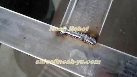 three welding robot with robot positioner.