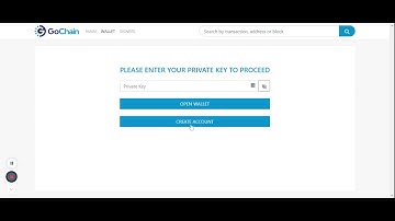 How to create your GoChain Web Wallet