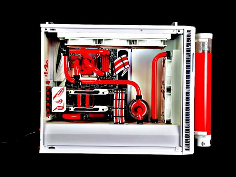 INSANE Custom Water Cooled Gaming PC Build -Time Lapse