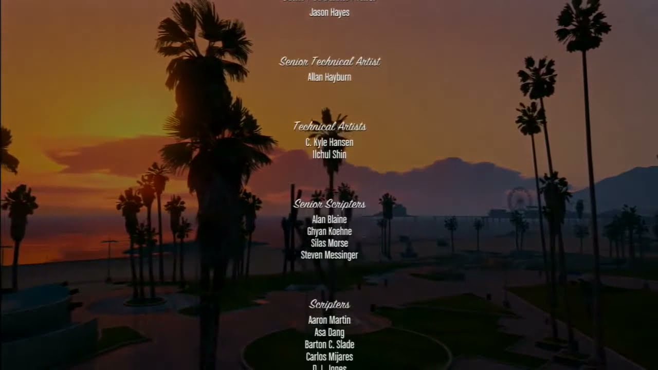 Grand Theft Auto 5 Full End Credits HD YouTube Grand Theft Auto 5 Full End Credits HD YouTube