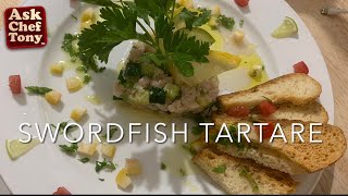 How to make Swordfish Tartare
