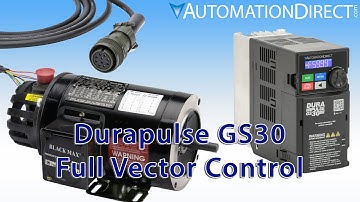 DURAPulse GS30 Full Vector Control Setup from AutomationDirect
