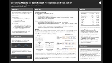 Streaming Models for Joint Speech Recognition and Translation