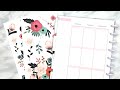 Plan With Me - Happy Planner: FLOWERS + BOX PUNCH ideas | CLASSIC Happy Planner 2020 | Weekly Setup