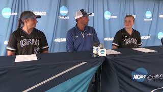 CNU Softball - National Finals Game One Press Conference