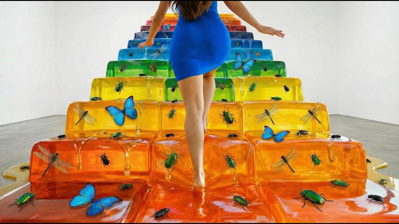 Which Crazy Food Stairs Would You Climb? 🍔 ✨ 😱 | Ultimate Oddly Satisfying AI ASMR