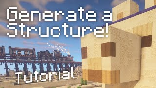 Creating a Structure From Thin Air! | Minecraft Vanillafy WorldEdit Tutorial
