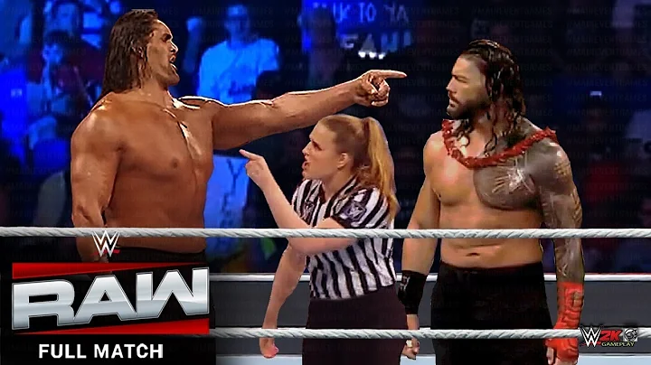 Roman Reigns vs. The Great Khali: Raw, June 25, 2025