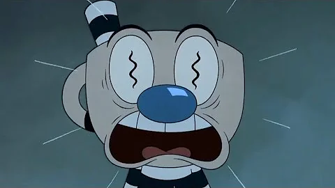 Mugman yelling, “AHHHHHHHH AHHHHH AHHHH!!!!” Part 5 (Cuphead Show)