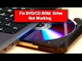 Fix DVD/CD ROM  Drive Not Working Update Driver on Windows