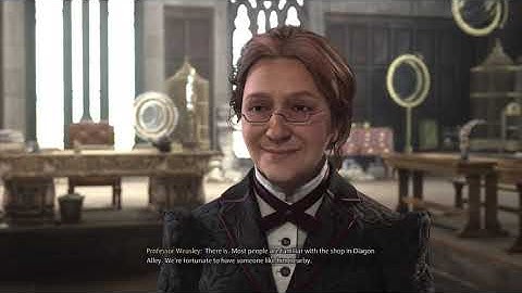 Hogwarts Legacy but I was accidentally on mute the whole time