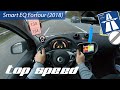 Smart eq forfour 2018  autobahn top speed  acceleration  test drive pov