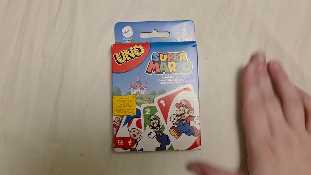 Mattel Games Super Mario UNO Card Game