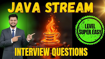 Java Stream Interview Questions 💡 Level Super Easy | Top 10 Examples