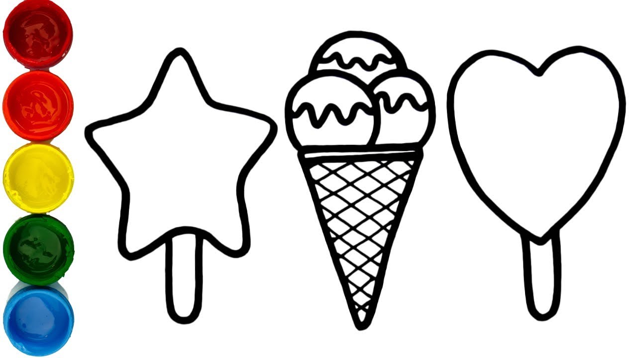Ice Cream Drawing | How To Draw Ice Cream | Smart Kids Art - YouTube-saigonsouth.com.vn