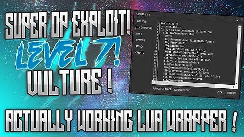 [OMFG] ✅ SUPER OP ROBLOX HACK/EXPLOIT!!! ✅ | VULTURE ! | INSANE LUA WRAPPER W/ GOD CMDS (WORKING)