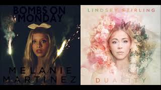 Scarlet Bombs (Mashup) - Melanie Martinez & Lindsey Stirling
Songs used:
Melanie Martinez - Bombs On Monday
Lindsey Stirling - The Scarlet Queen
Subscribe for more mashups! Scarlet Bombs (Mashup) - Melanie Martinez & Lindsey Stirling