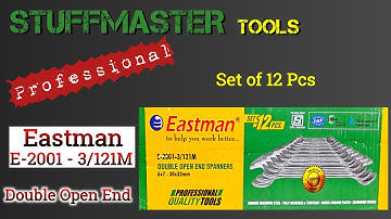 Eastman Double Open End Spanner Set | E-2001-3/121M