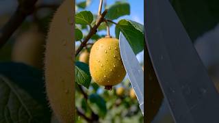 Kiwi Fruit Cutting | Satisfying AI Fruit Cutting