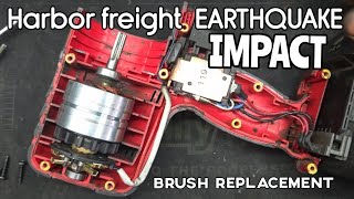 How to replacement brush holder harbor freight earthquake impact