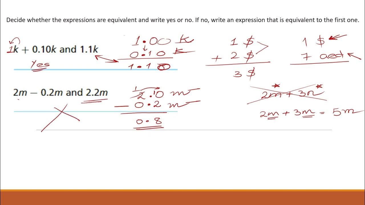 HMH Into Math 7Lesson 71 Solving Linear Expressions YouTube