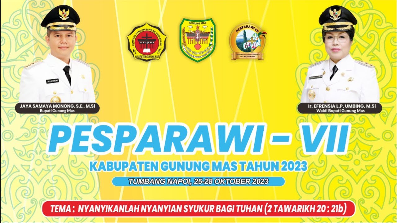 PADUAN SUARA PRIA | NO. URUT TAMPIL 03 | PESPARAWI VII KABUPATEN GUNUNG MAS TAHUN 2023