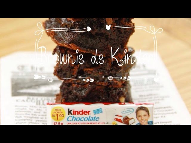 BROWNIE DE KINDER